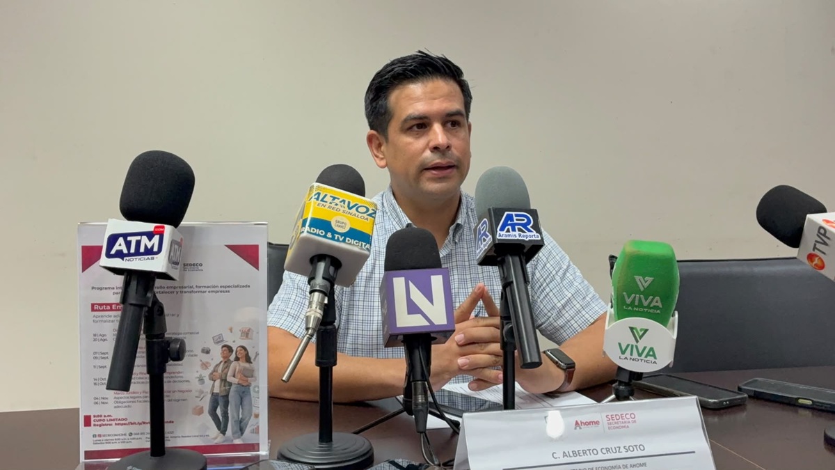 Alberto Cruz Soto, secretario de Economía en Sinaloa