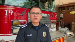 Alexis Quiñones, bombero de Culiacán