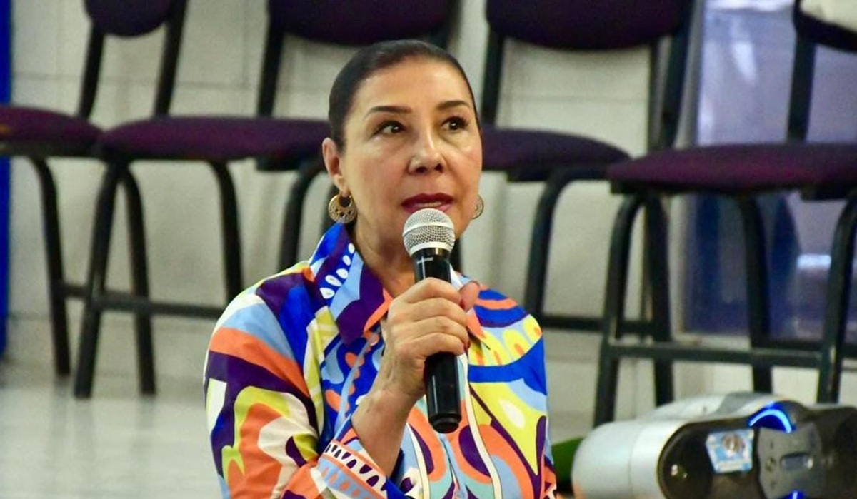 Aleyda López García, secretaria ejecutiva de Compavif en Salvador Alvarado