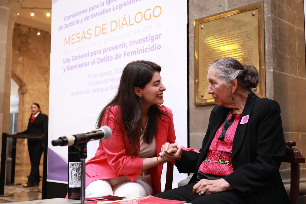 Ana Francis Chiquete en mesas de diálogo del Senado de la República