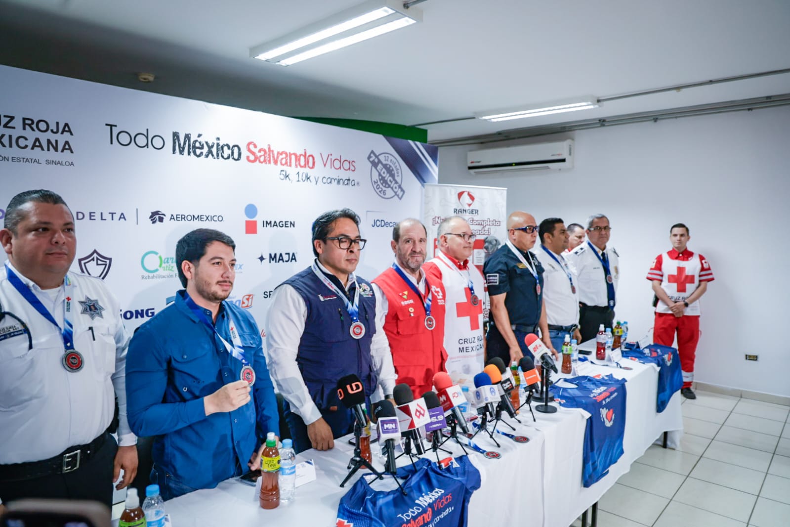 Anuncian carrera Todo México Salvando Vidas de Cruz Roja Sinaloa
