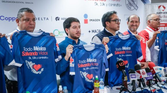¡Todo listo! Cruz Roja Sinaloa anuncia carrera “Todo México Salvando Vidas”, será el 6 de septiembre en Culiacán