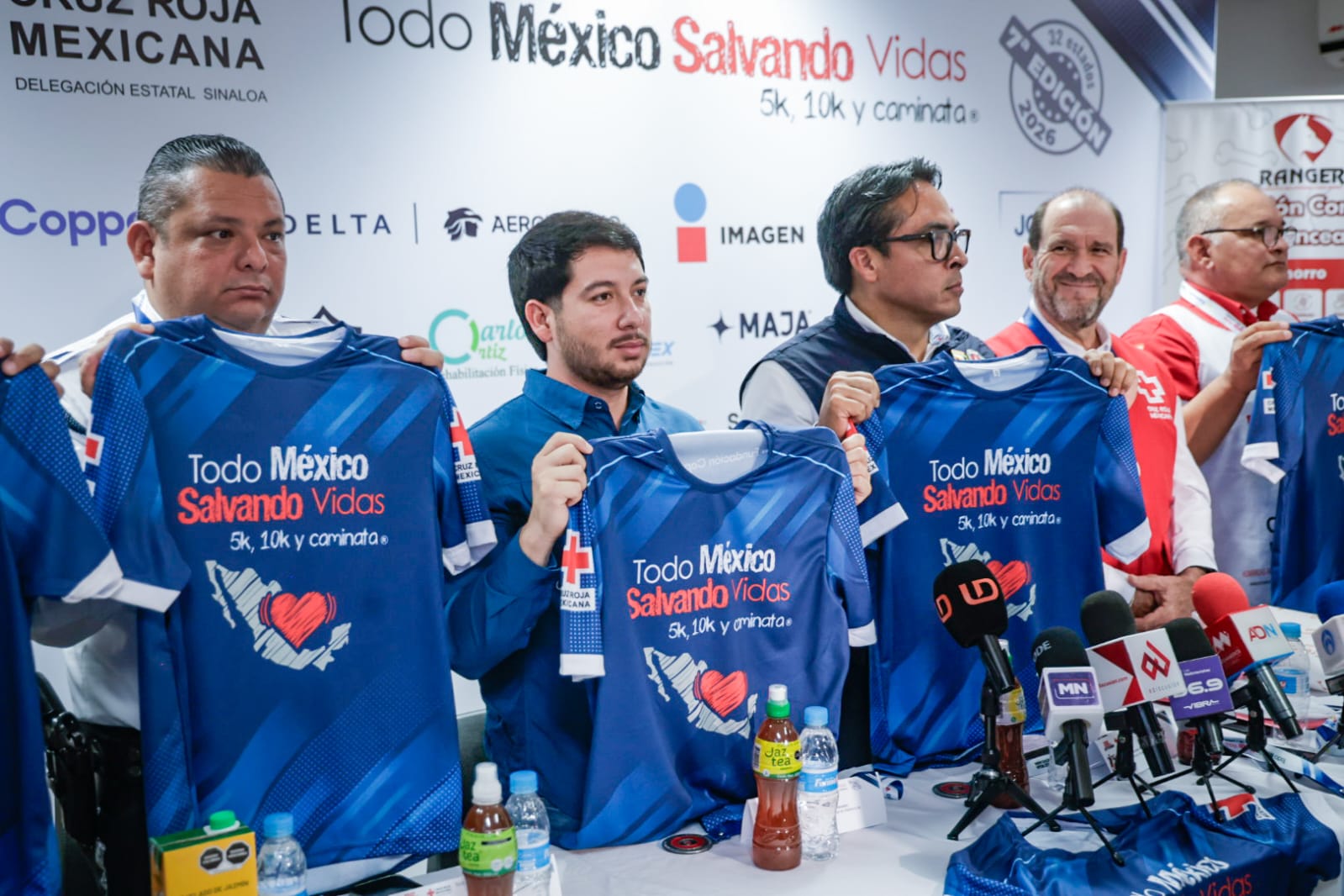 Anuncian carrera Todo México Salvando Vidas de Cruz Roja Sinaloa