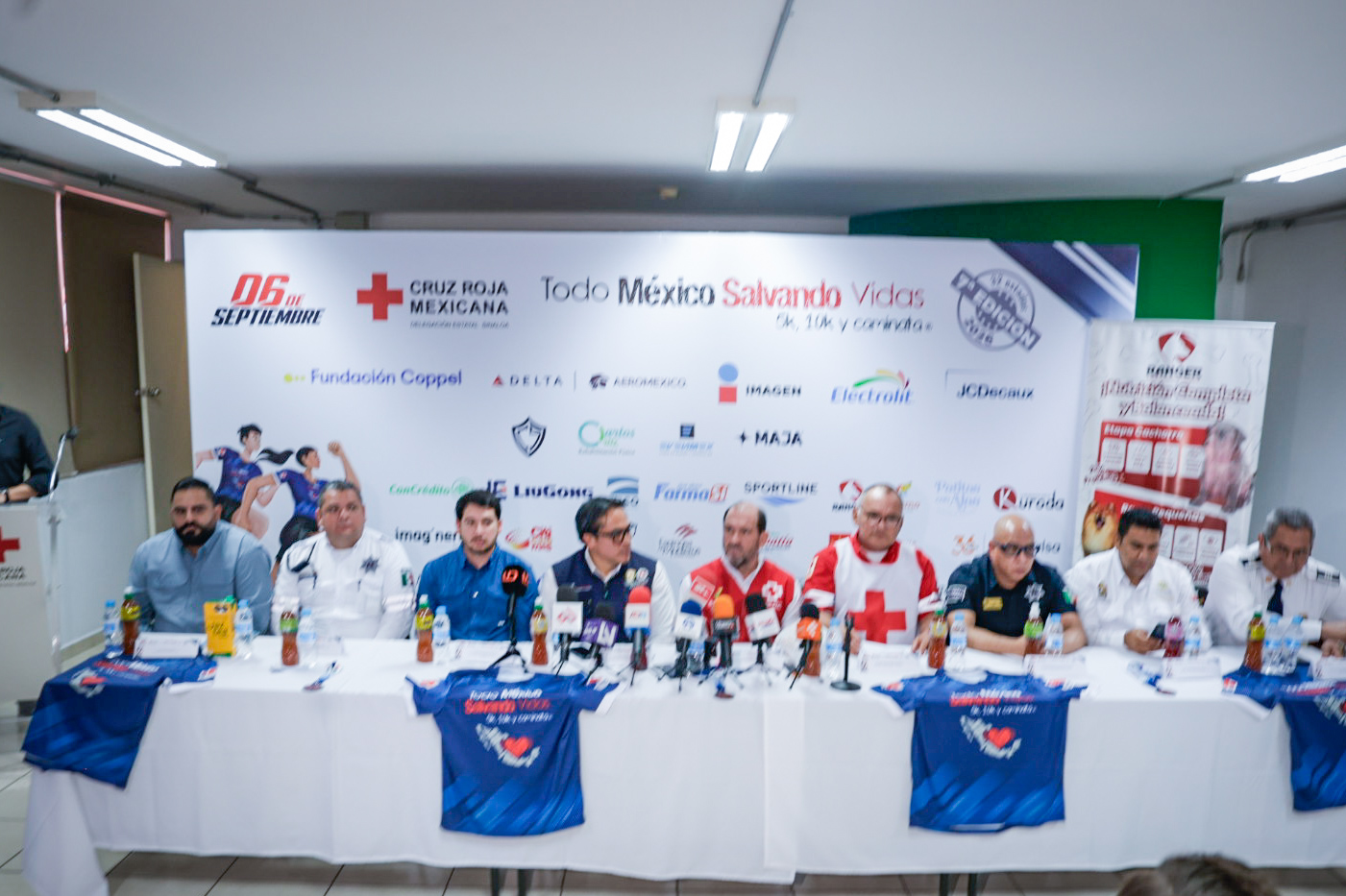 Anuncian carrera Todo México Salvando Vidas de Cruz Roja Sinaloa