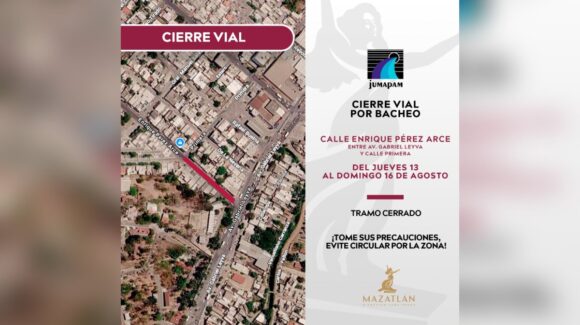 ¡Atención, conductores! Cerrarán calle en la colonia Benito Juárez de Mazatlán, Sinaloa, por obras de pavimento