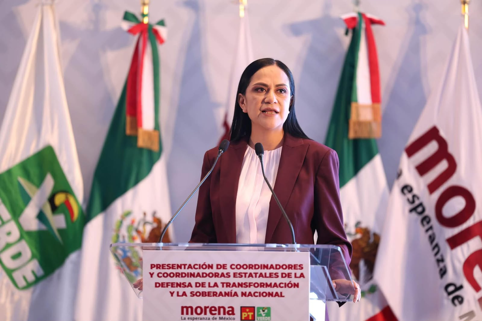 Dirigente Nacional de Morena, Ariadna Montiel Reyes