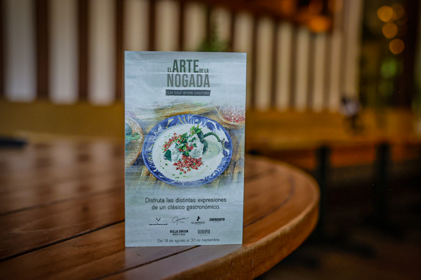 El Arte de la Nogada llega a Culiacán: seis restaurantes crean tour gastronómico