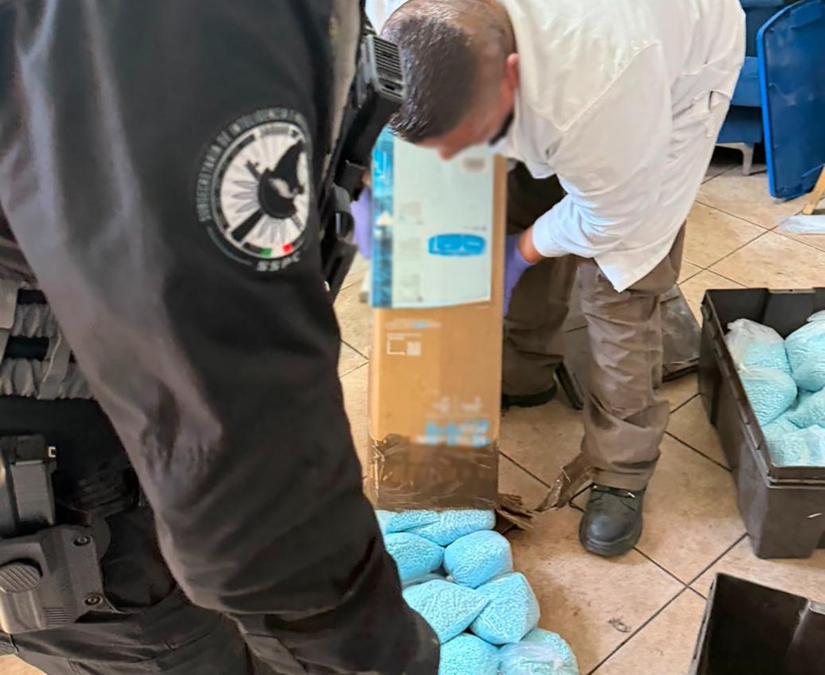 Aseguramiento de pastillas de fentanilo en BC, relacionadas con 'Los Rusos'