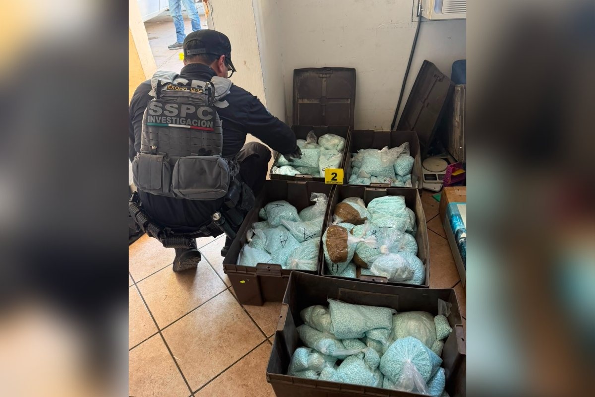 Aseguramiento de pastillas de fentanilo en BC, relacionadas con 'Los Rusos'