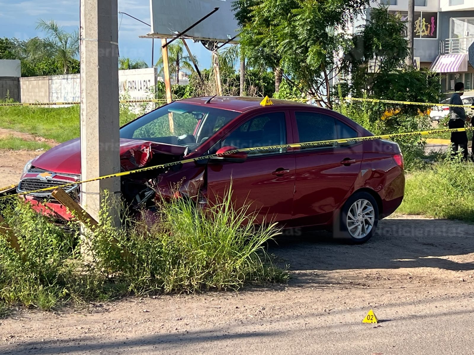 Atacan a balazos al conductor de un vehículo por la carretera Sanalona al oriente de Culiacán