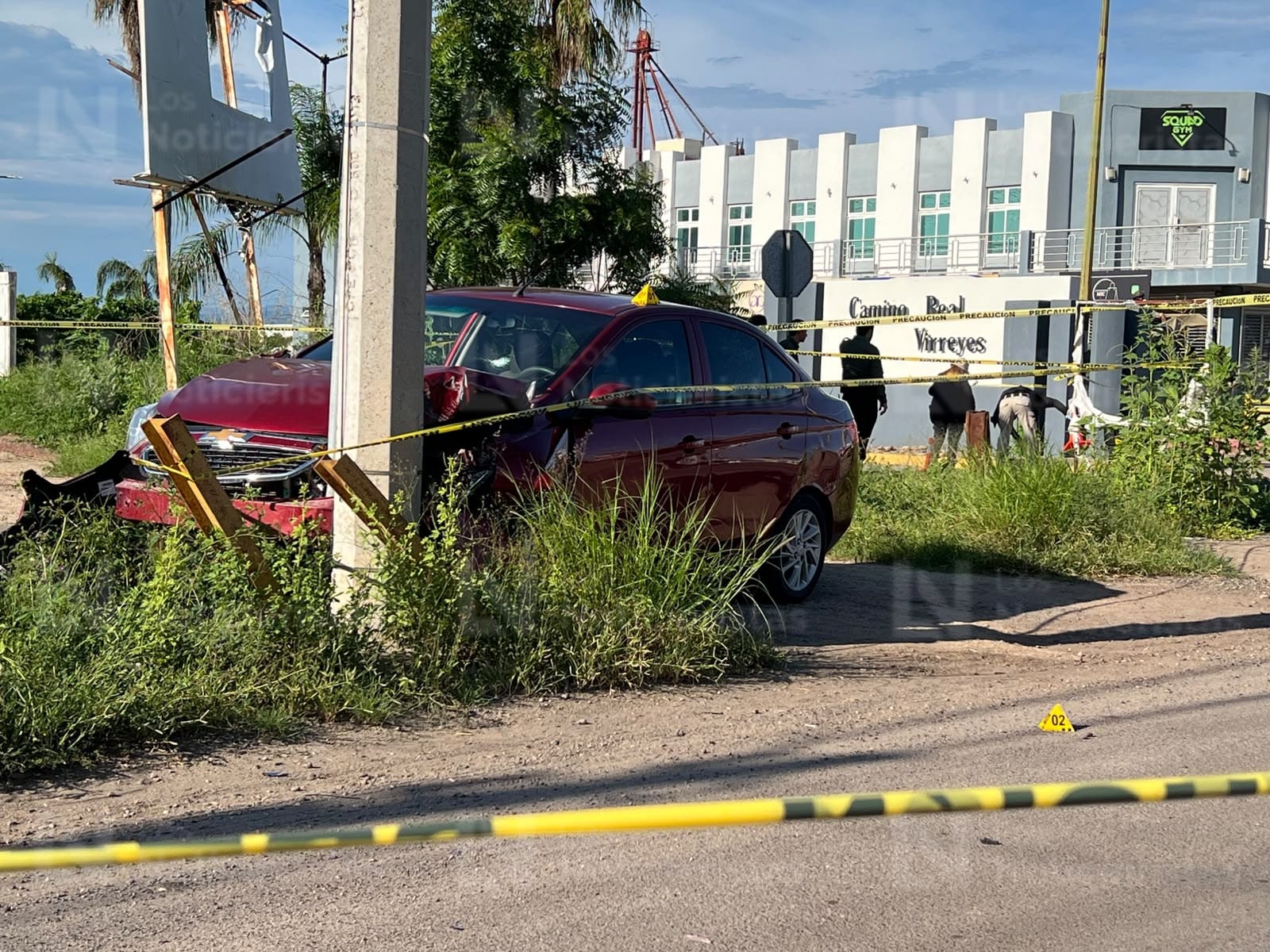 Atacan a balazos al conductor de un vehículo por la carretera Sanalona al oriente de Culiacán