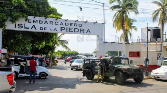 Ataque armado en el embarcadero de la Isla de la Piedra deja un herido grave en Mazatlán, Sinaloa
