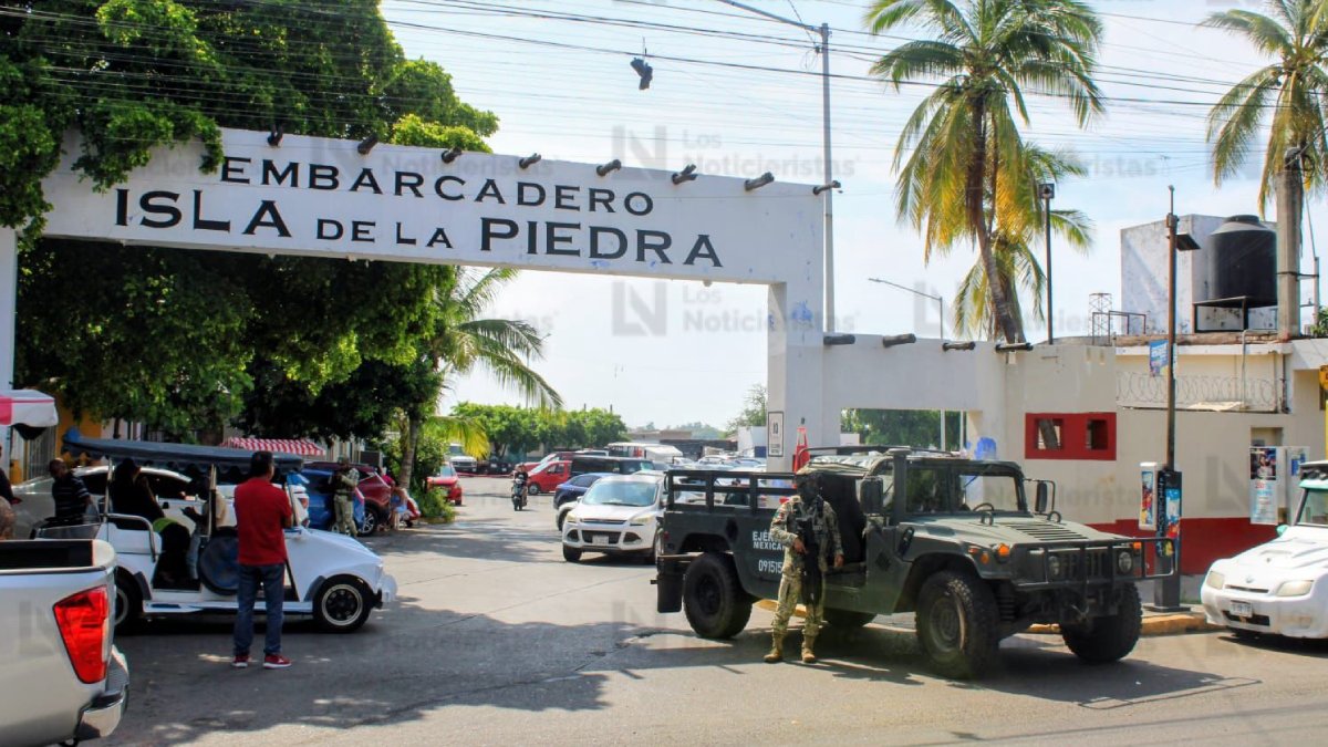 ataque armado en embarcadero de la isla de la piedra maza