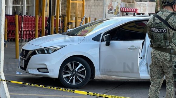 Atentado a las afueras de un supermercado deja un hombre herido al sur de Culiacán, Sinaloa