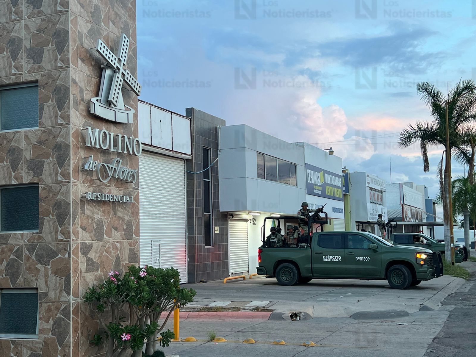 Atentado afuera del residencial Molino de Flores, Culiacán