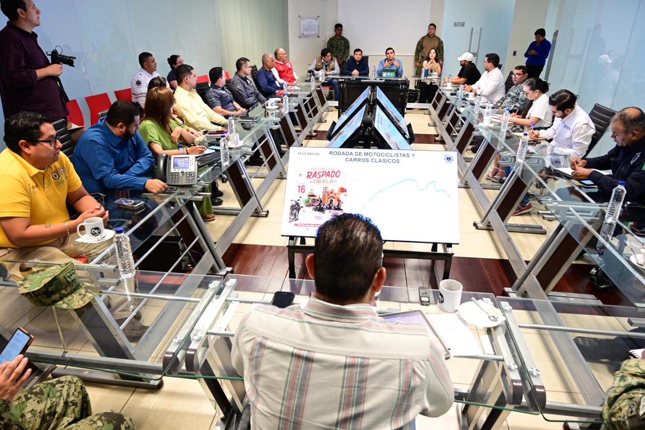 Autoridades analizan despliegue operativo por el Festival del Raspado 2026 en Imala, Culiacán