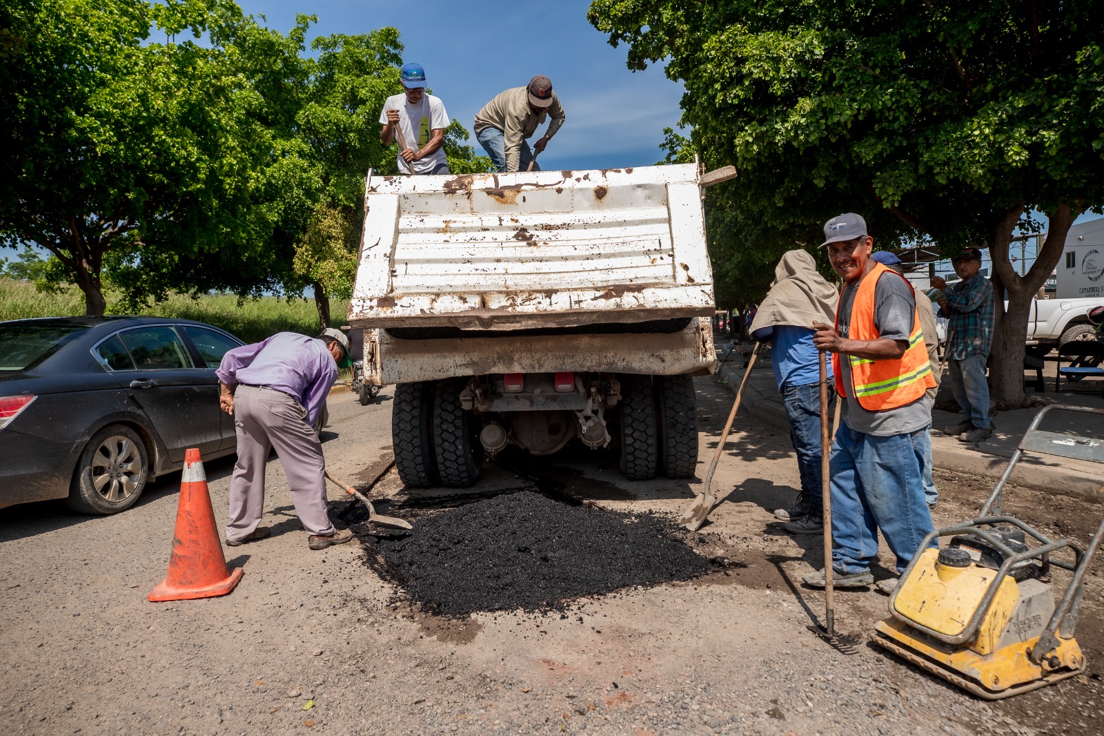 Bacheo en Guasave