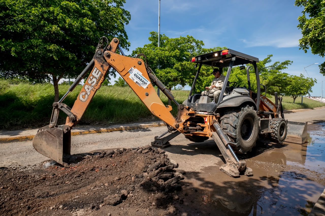 Bacheo en Guasave