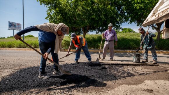 ¡A tapar los baches! Guasave mete recursos propios y pide apoyo para reencarpetar calles