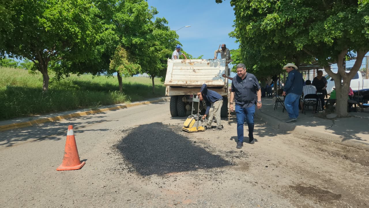 Bacheo en Guasave