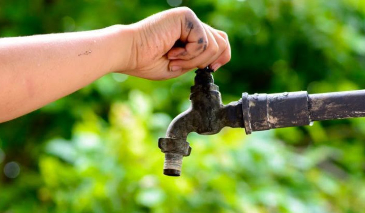 Baja presión de agua