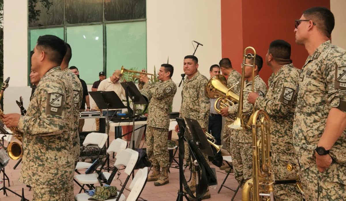 Banda de Música de la Tercera Región Militar en Guasave