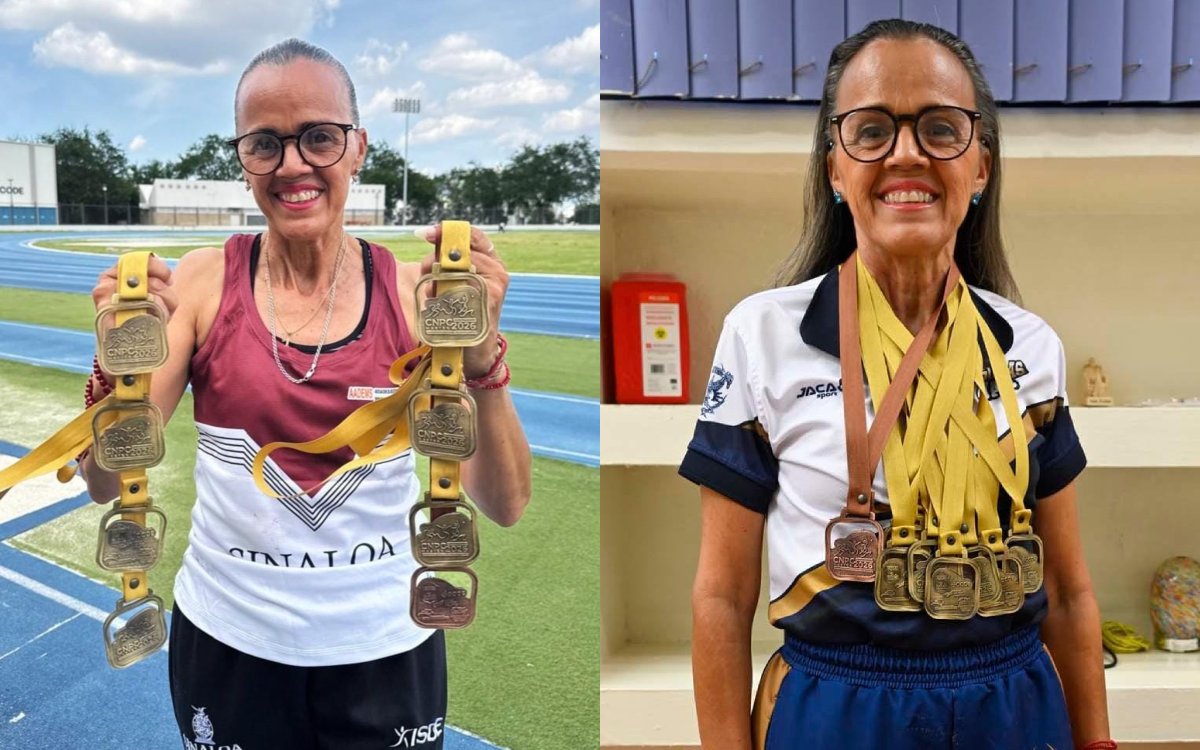 Bertha Alicia Cañedo Reyes, atleta de la Universidad Autónoma de Sinaloa (UAS)