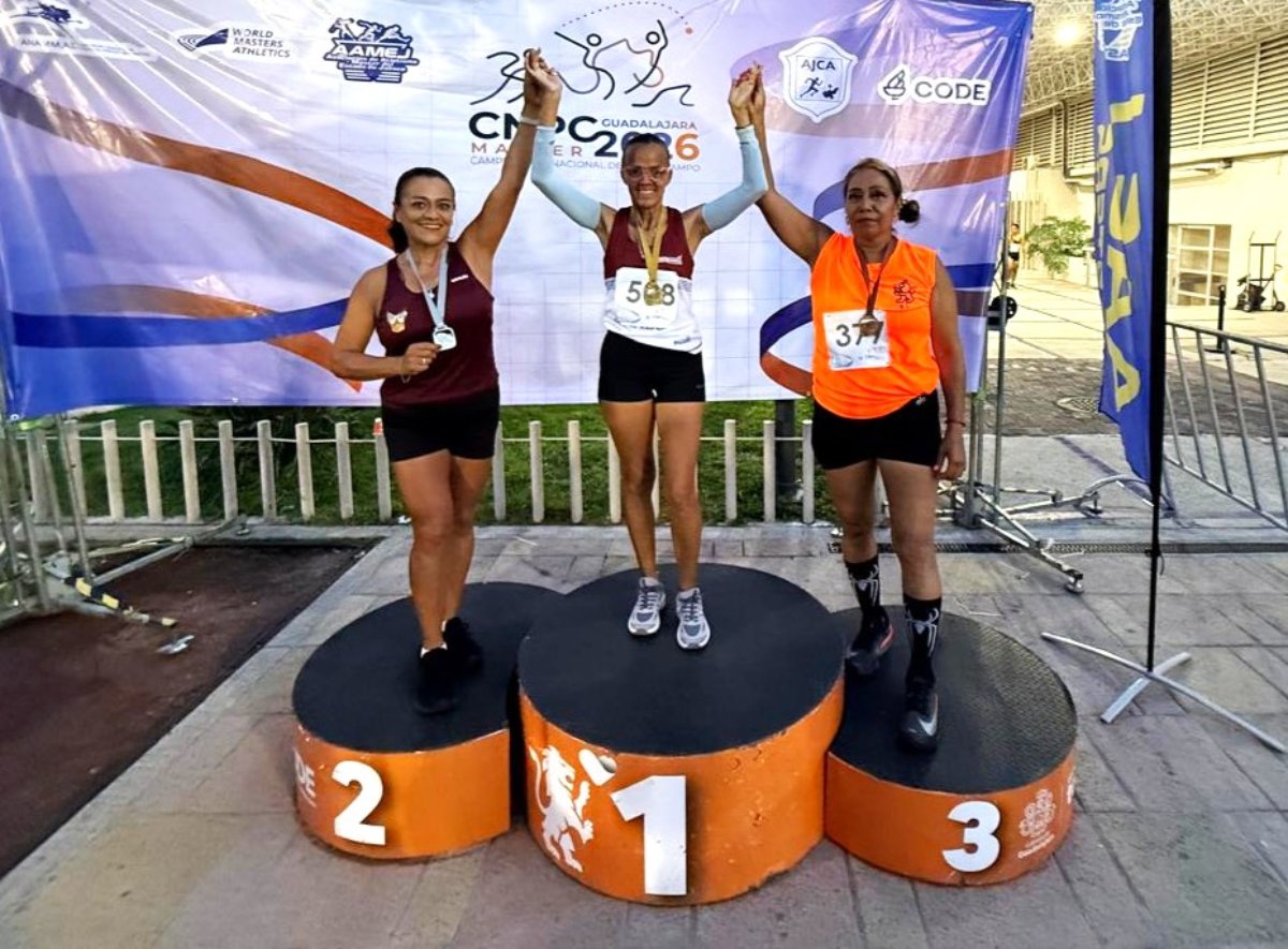 Bertha Alicia Cañedo Reyes, atleta de la Universidad Autónoma de Sinaloa (UAS)