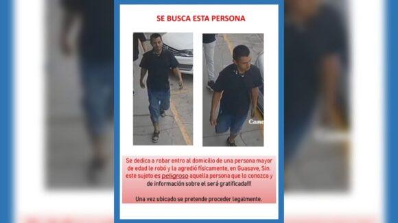 Sigue sin ser detenido sujeto que asaltó e hirió a adulta mayor en Guasave, Sinaloa