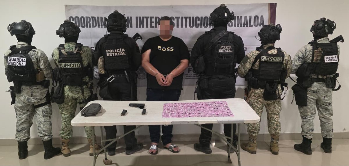 cae hombre con arma y 200 dosis de presunto cristal durante operativo en villa union