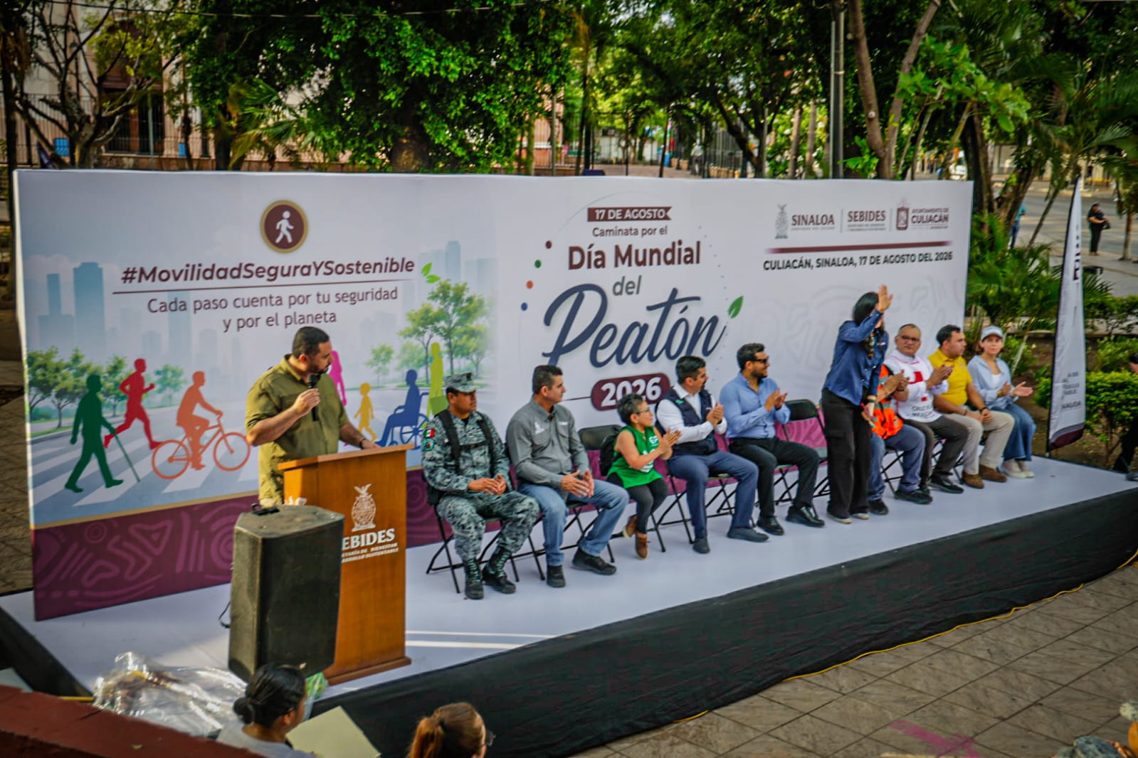 Caminata por una Movilidad Más Segura y Sostenible, en el marco de la conmemoración del Día Mundial del Peatón