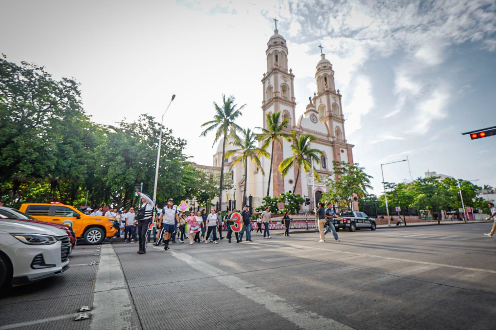 Caminata por una Movilidad Más Segura y Sostenible, en el marco de la conmemoración del Día Mundial del Peatón