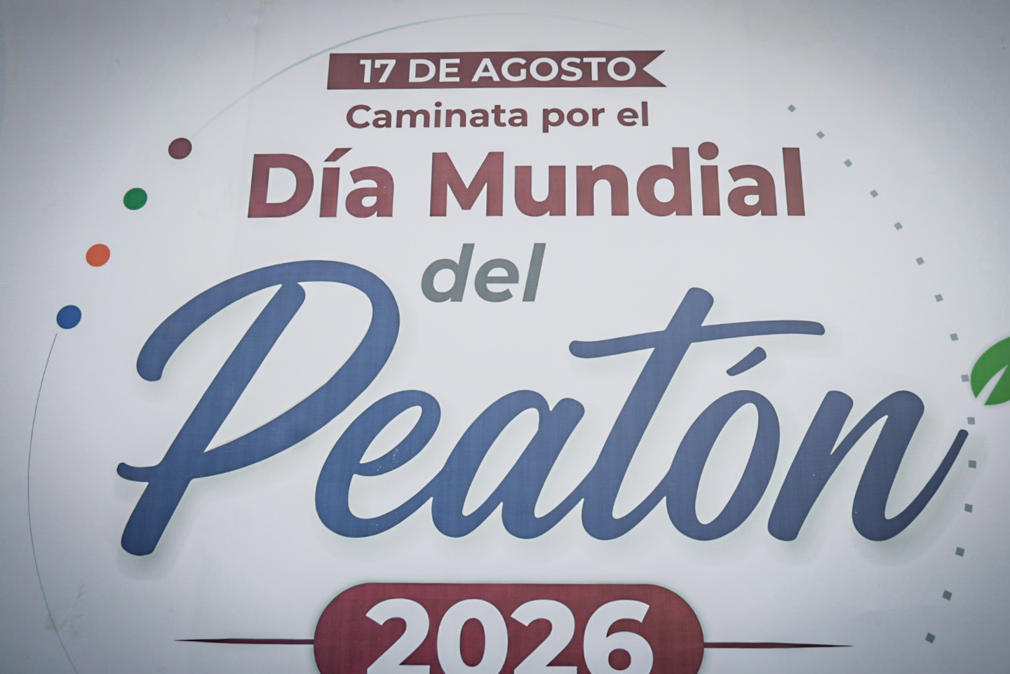 Caminata por una Movilidad Más Segura y Sostenible, en el marco de la conmemoración del Día Mundial del Peatón