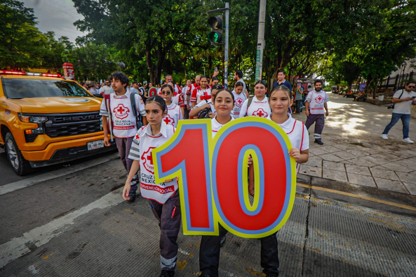 Caminata por una Movilidad Más Segura y Sostenible, en el marco de la conmemoración del Día Mundial del Peatón