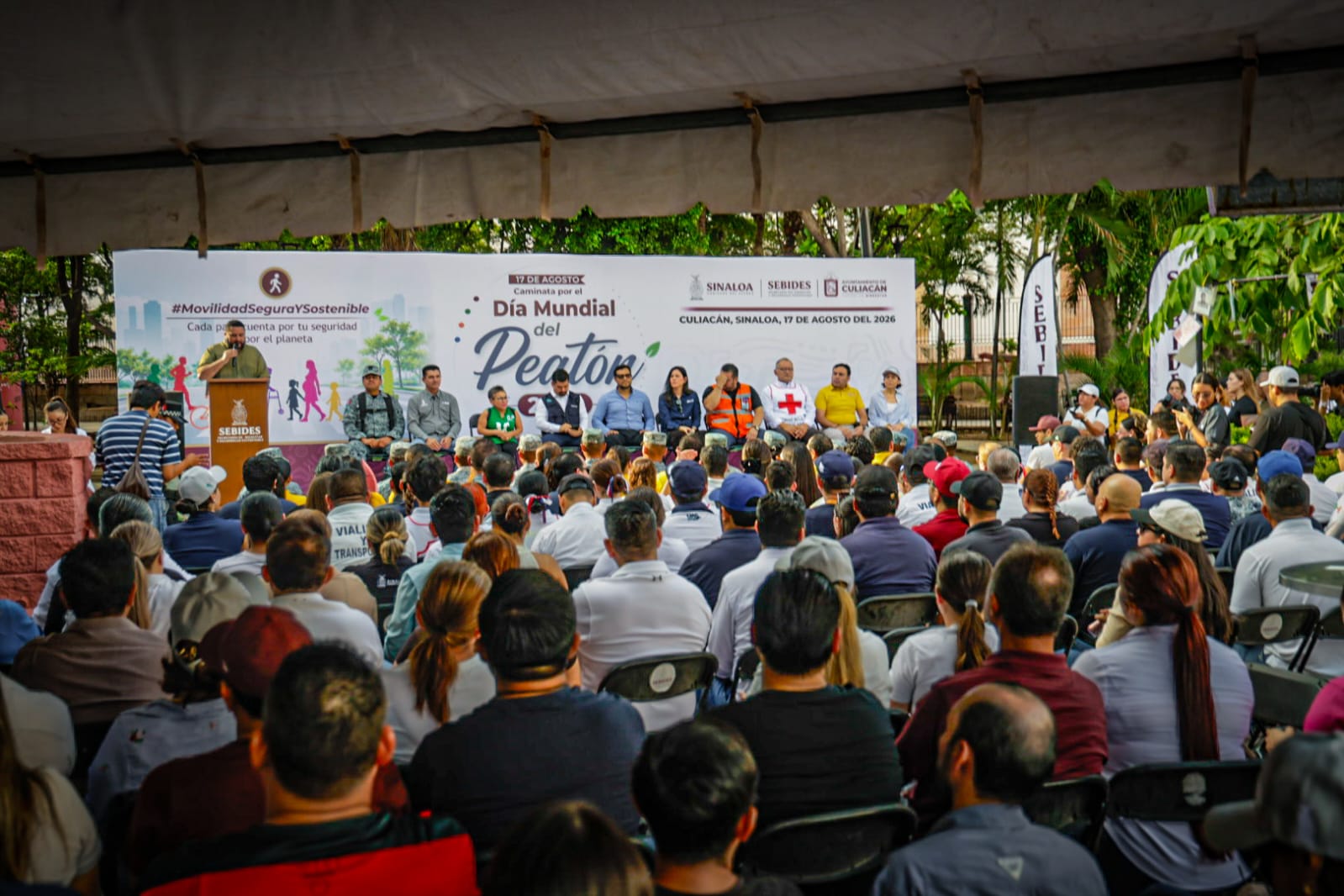 Caminata por una Movilidad Más Segura y Sostenible, en el marco de la conmemoración del Día Mundial del Peatón