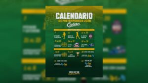 cañeros de Los mochis anuncian calendario de pretemporada