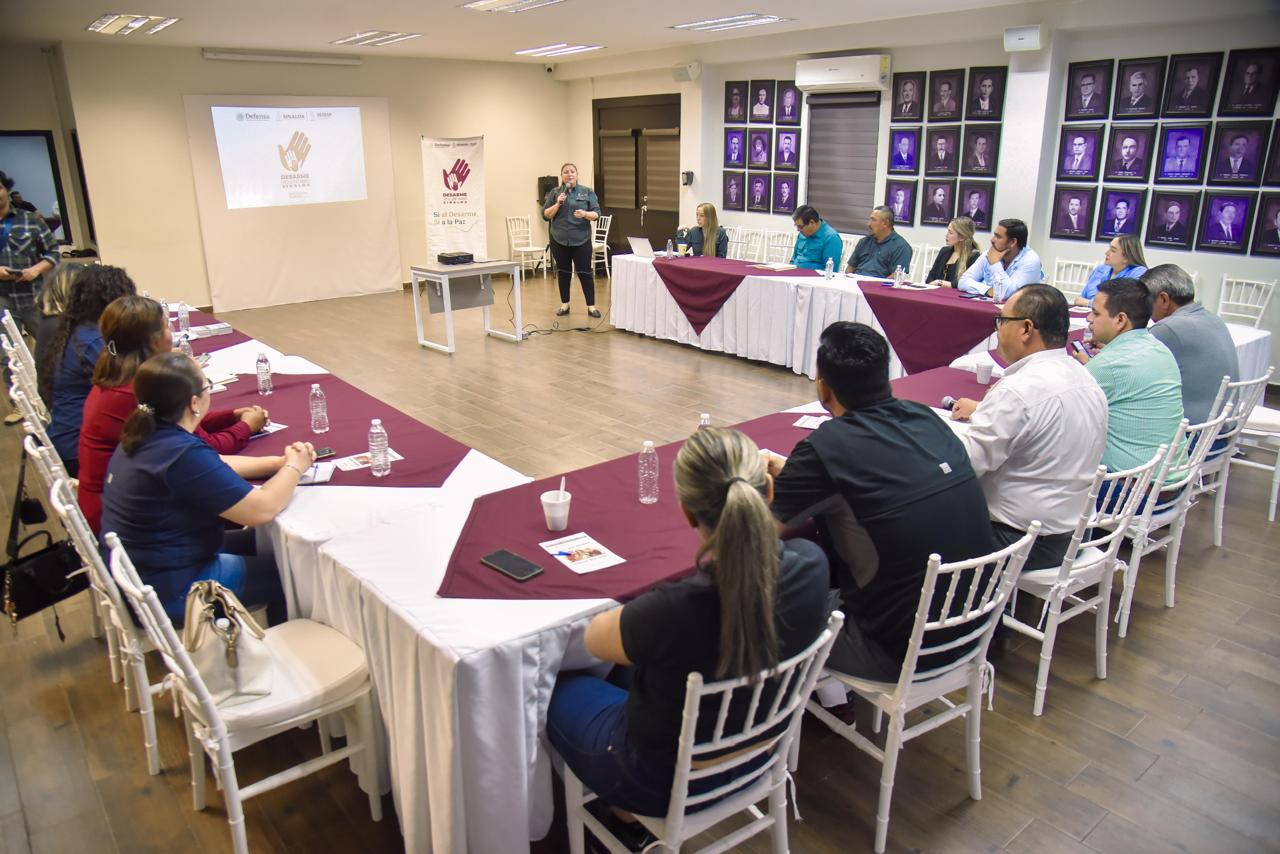 Capacitación del programa de Desarme Voluntario Ahome 2026