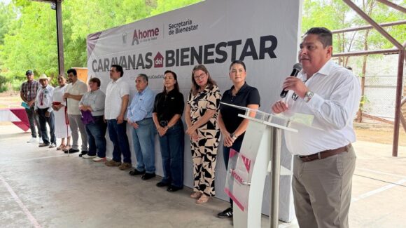 Acerca Caravana del Bienestar servicios a pobladores indígenas del Ejido 5 de Mayo, en Ahome, Sinaloa