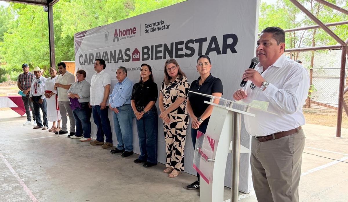 Caravana del Bienestar llega a ejido 5 de Mayo, en Ahome