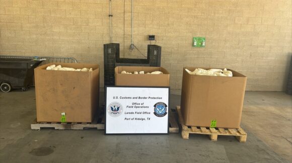 CBP incauta más de 700 kilos de metanfetamina escondida entre apio en frontera de Texas