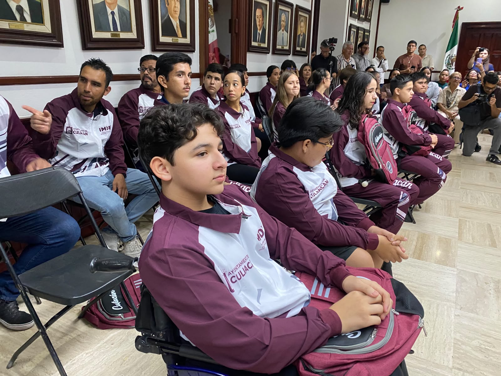 Ceremonia de abanderamiento de la delegación Culiacán rumbo a los Paranacionales Conade 2026