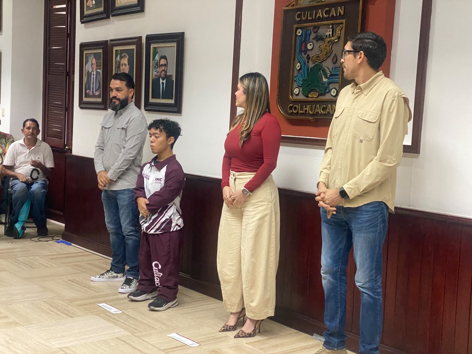 Ceremonia de abanderamiento de la delegación Culiacán rumbo a los Paranacionales Conade 2026