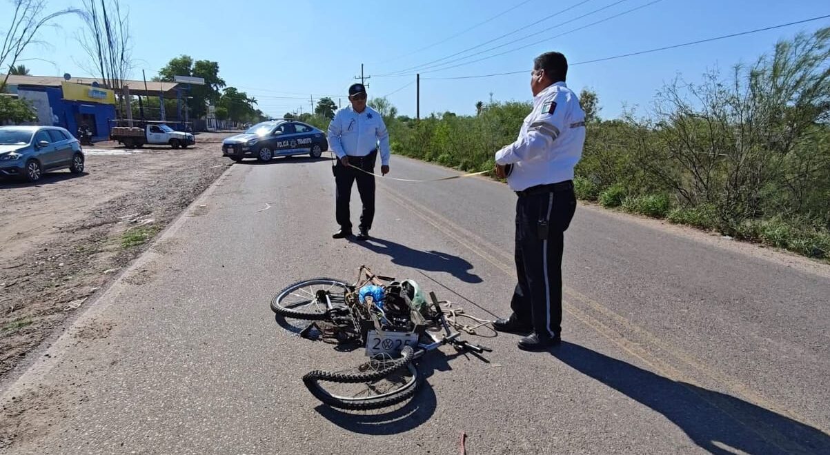 ciclista es arrollado