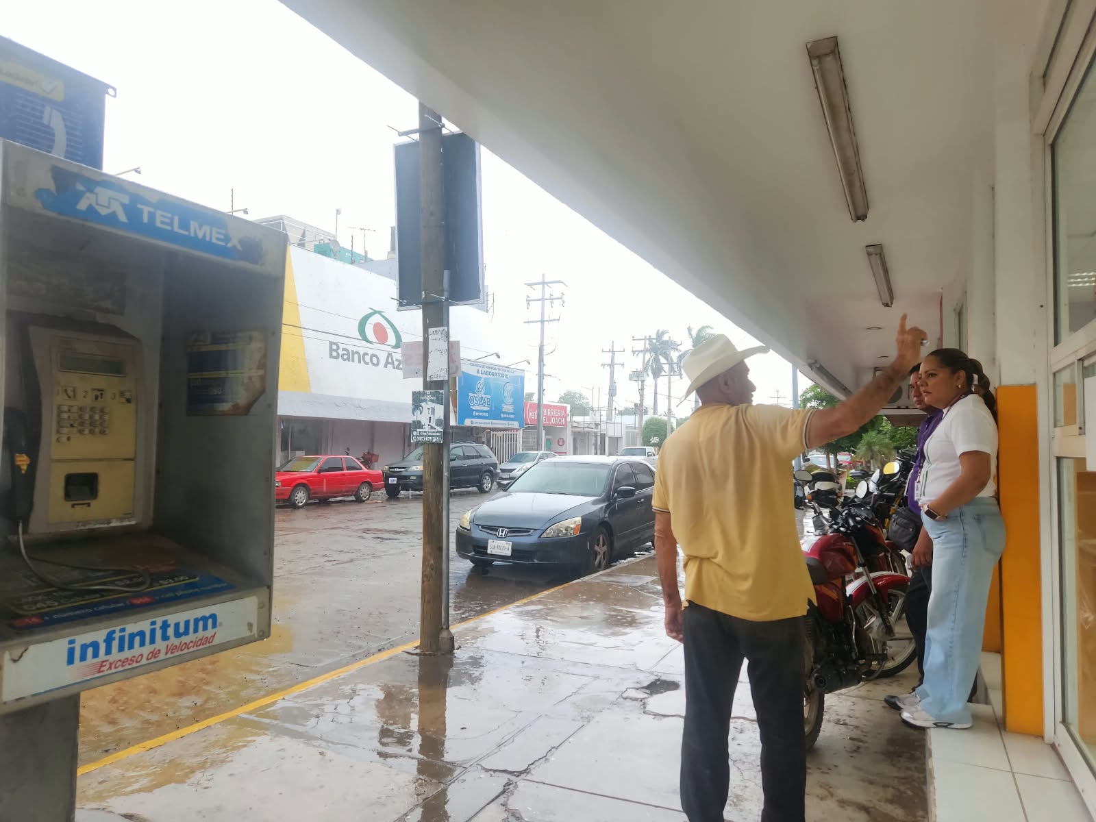Se registran fuertes lluvias en Guasave