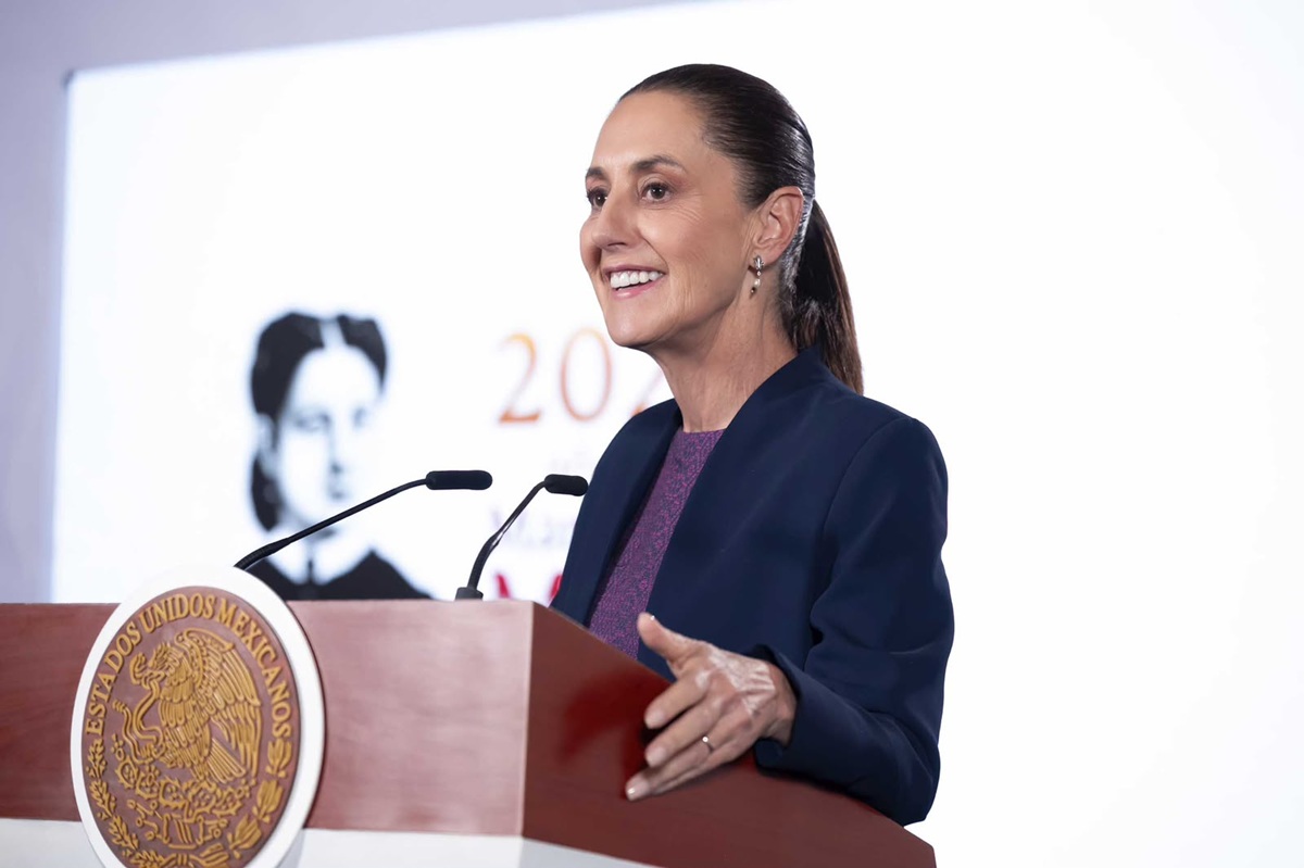 Claudia Sheinbaum en conferencia 'mañanera'