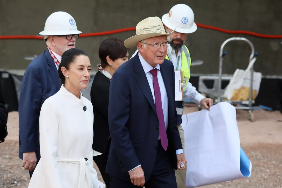 Claudia Sheinbaum y Ken Salazar