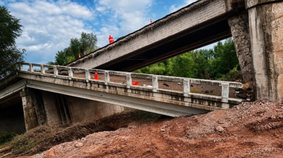 Colapsa el puente Alemania en Pericos, Mocorito; ya presentaba daños en su estructura