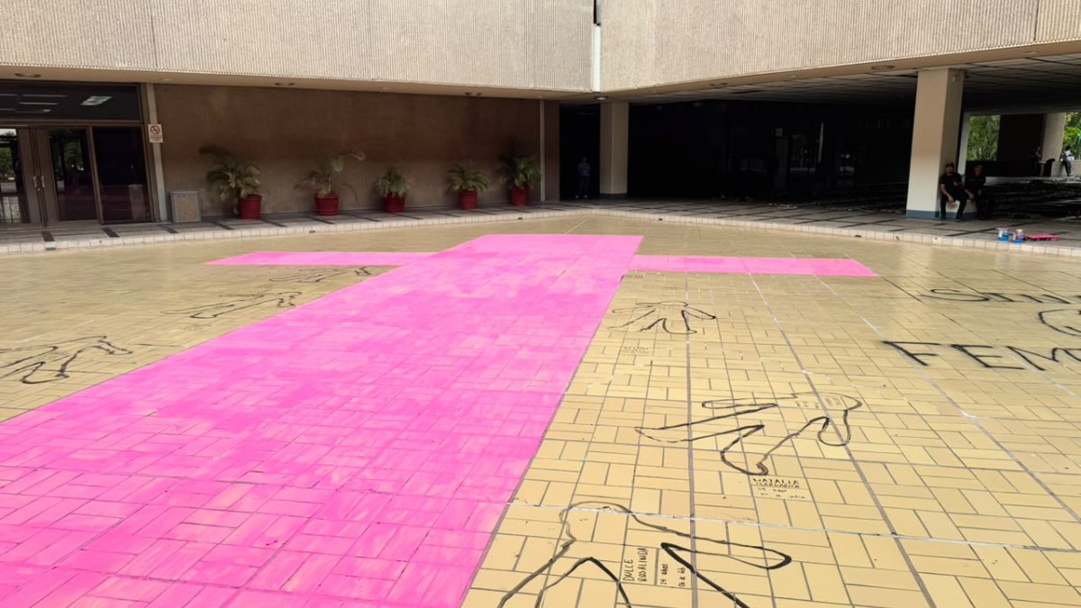 colectivos feministas protestan en palacio de gobierno por alza de feminicidios