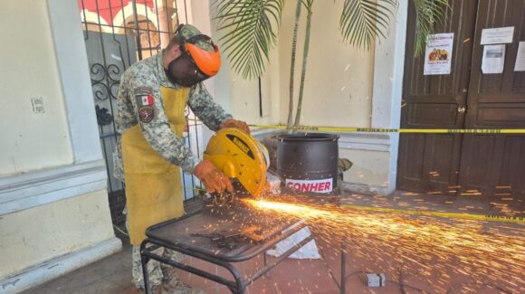 El Fuerte, Sinaloa, concluye con éxito la Campaña de Desarme Voluntario 2026 con 139 armas canjeadas