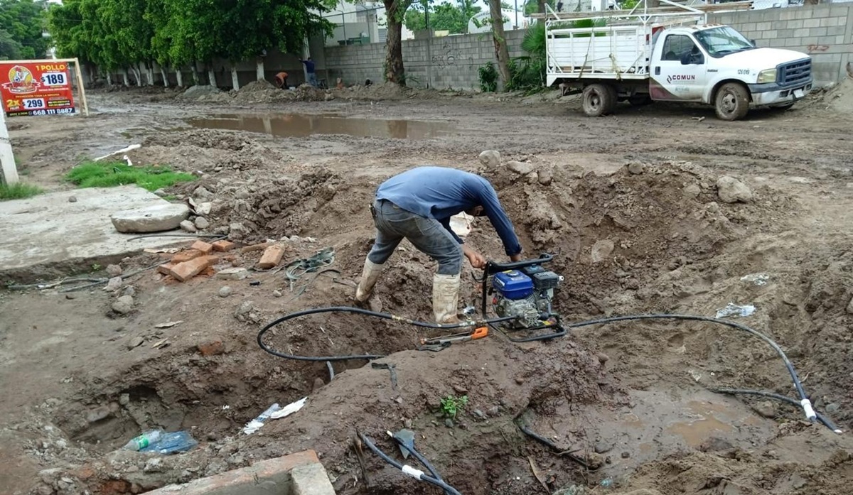 Construcción de pozo de toma en Ahome